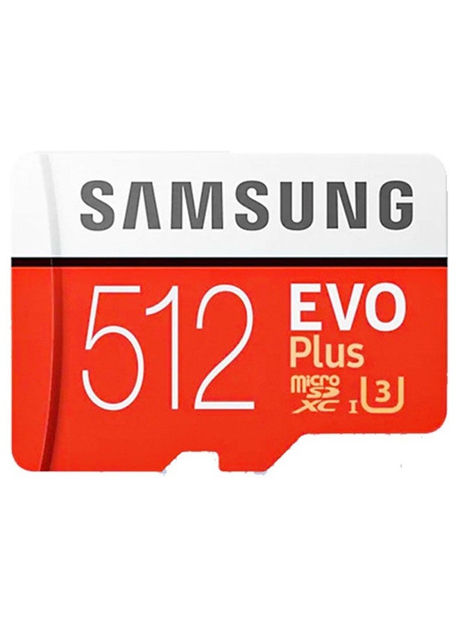 سامسونج بطاقة ذاكرة عالية السرعة 512GB Evo Plus U3 TF Card للهواتف المحمولة وكاميرات القيادة وكاميرات المراقبة - التوافق العالمي - Image 1